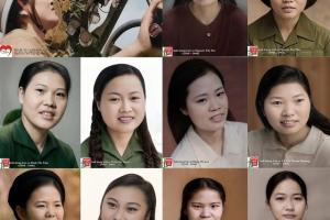 Phục dựng màu di ảnh 10 nữ anh hùng liệt sĩ dân quân Lam Hạ