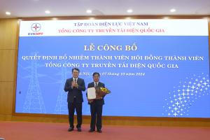 Bổ nhiệm thành viên Hội đồng thành viên EVNNPT