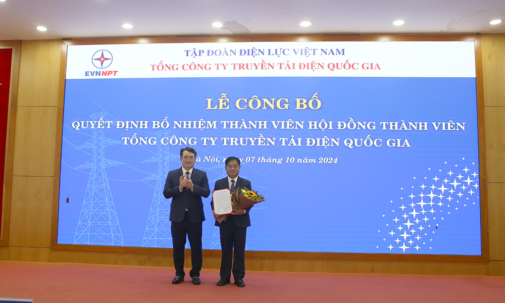 Bổ nhiệm thành viên Hội đồng thành viên EVNNPT